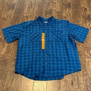 Orvis Blue Casual Button Down Shirt
